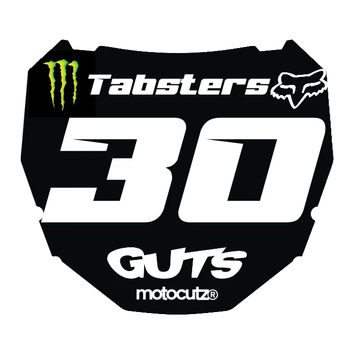 CUSTOM ODI NUMBER PLATE DECAL