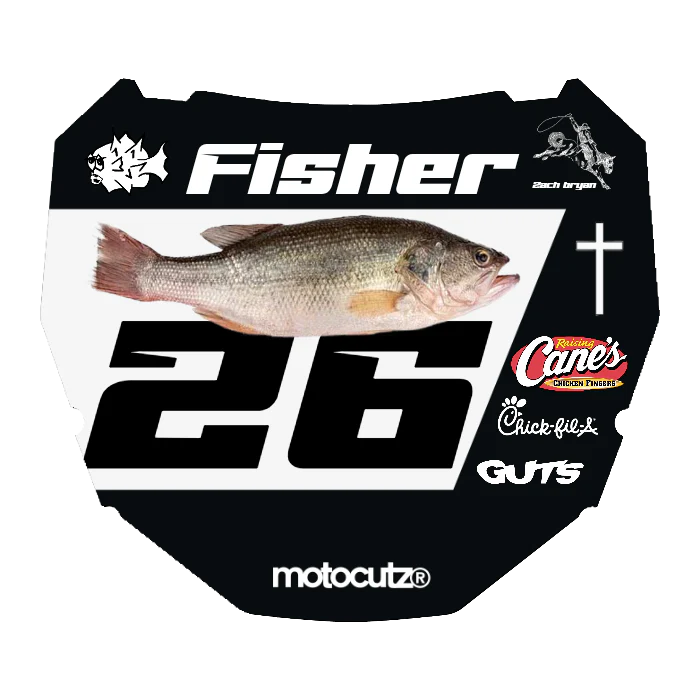 CUSTOM ODI NUMBER PLATE DECAL