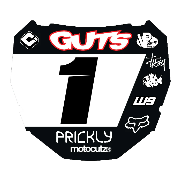 CUSTOM ODI NUMBER PLATE DECAL