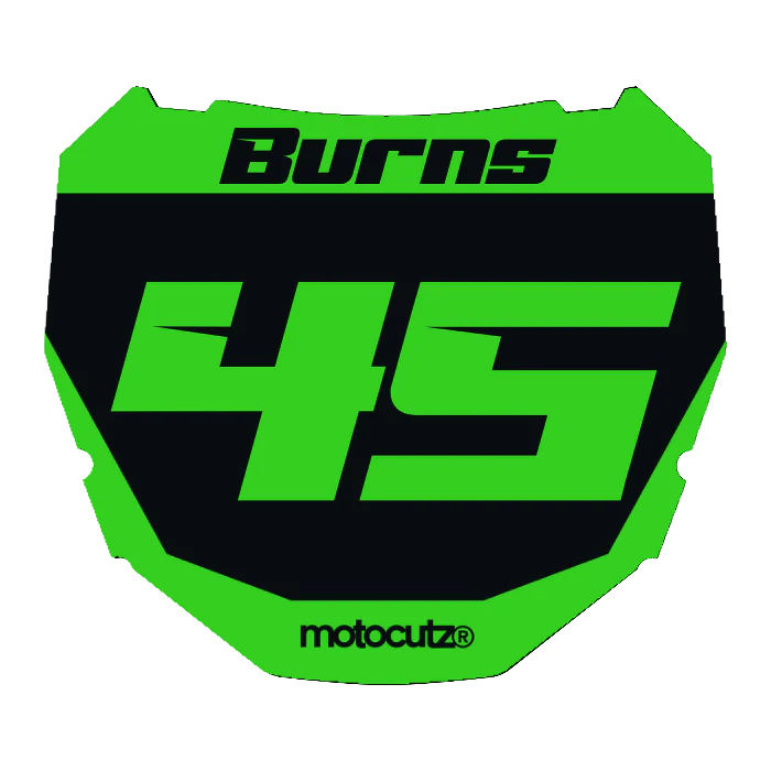 CUSTOM ODI NUMBER PLATE DECAL