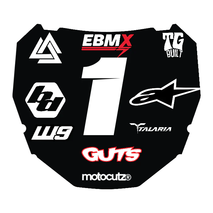 CUSTOM ODI NUMBER PLATE DECAL