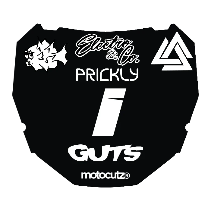 CUSTOM ODI NUMBER PLATE DECAL