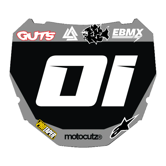 CUSTOM ODI NUMBER PLATE DECAL