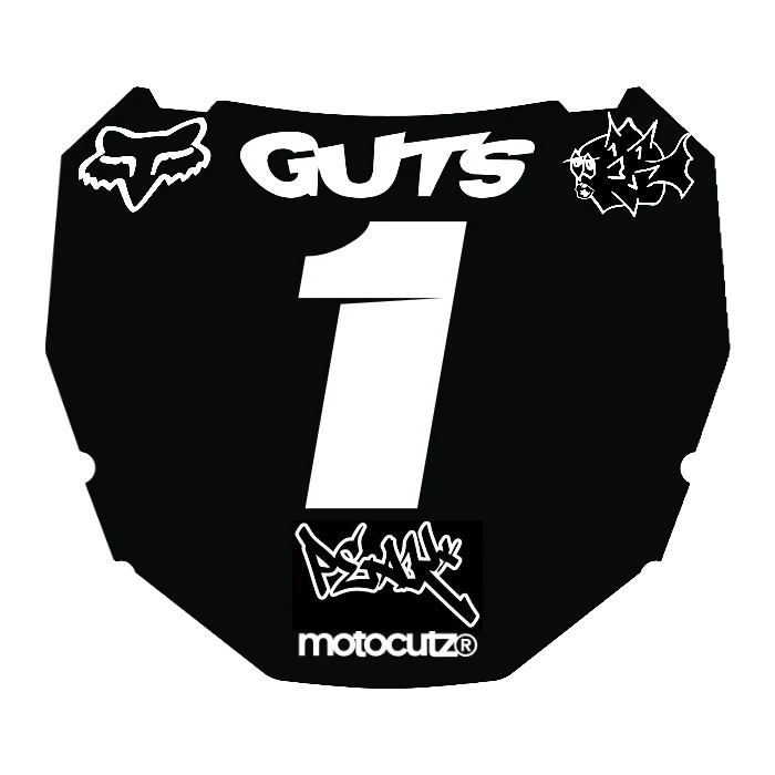 CUSTOM ODI NUMBER PLATE DECAL
