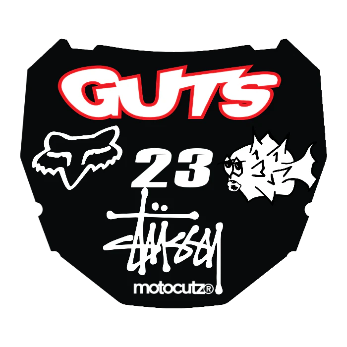 CUSTOM ODI NUMBER PLATE DECAL