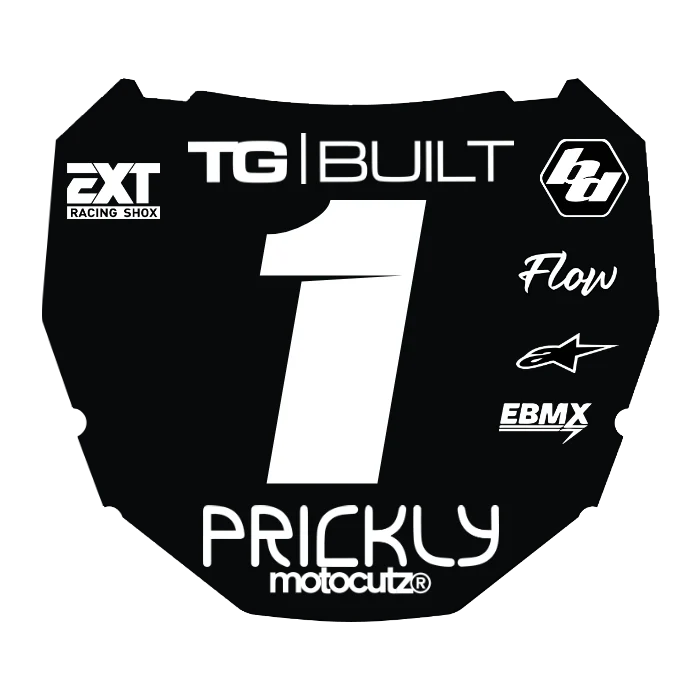 CUSTOM ODI NUMBER PLATE DECAL