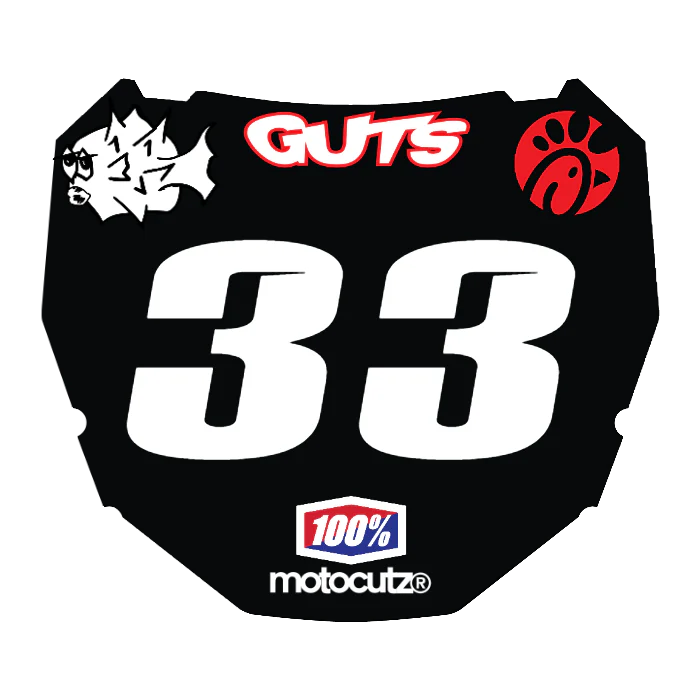 CUSTOM ODI NUMBER PLATE DECAL