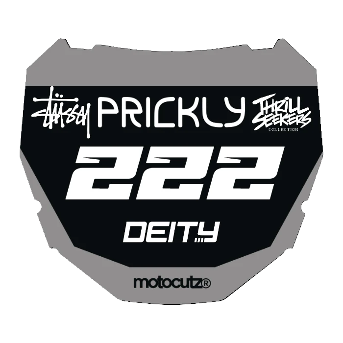 CUSTOM ODI NUMBER PLATE DECAL