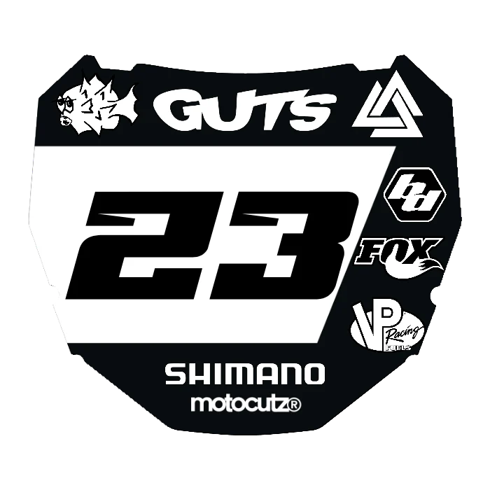 CUSTOM ODI NUMBER PLATE DECAL