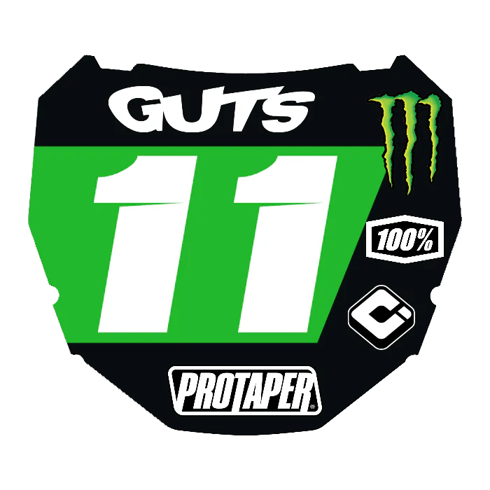 CUSTOM ODI NUMBER PLATE DECAL