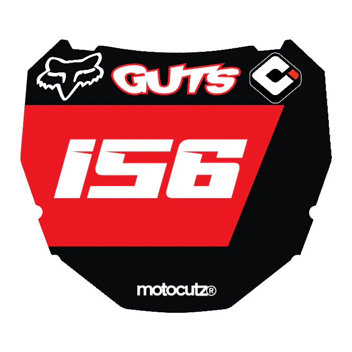 CUSTOM ODI NUMBER PLATE DECAL