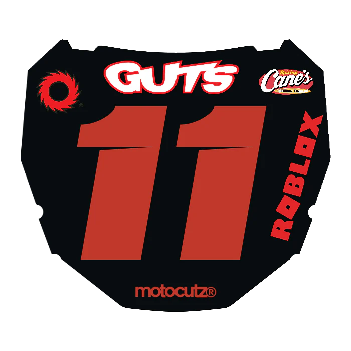 CUSTOM ODI NUMBER PLATE DECAL