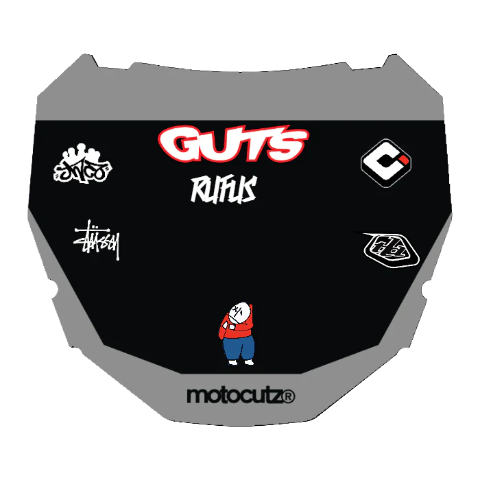 CUSTOM ODI NUMBER PLATE DECAL