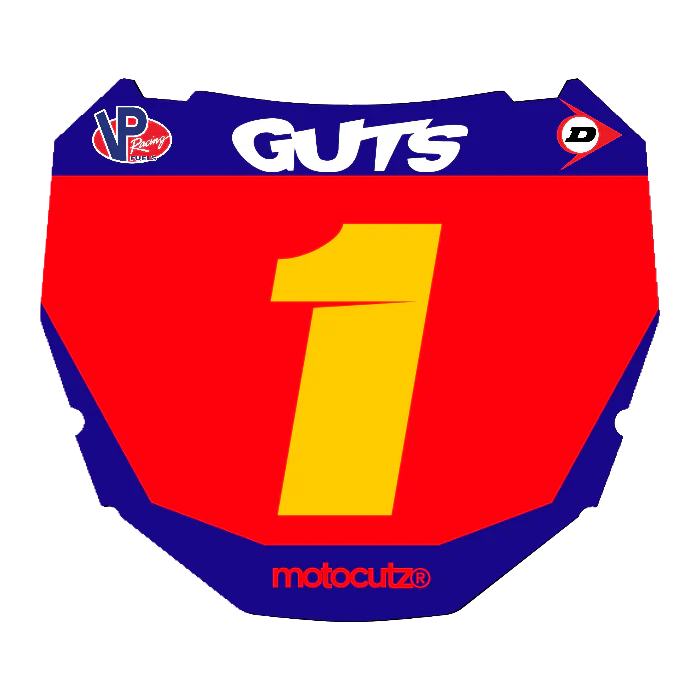 CUSTOM ODI NUMBER PLATE DECAL