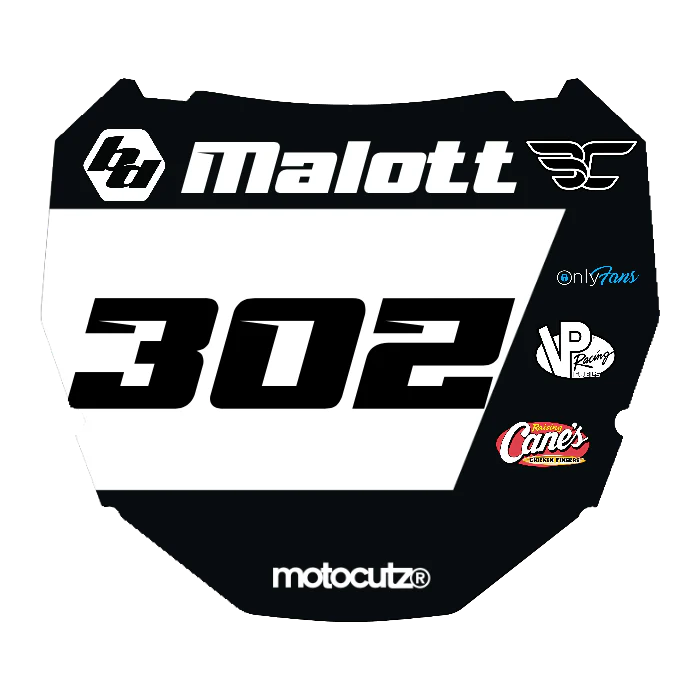 CUSTOM ODI NUMBER PLATE DECAL