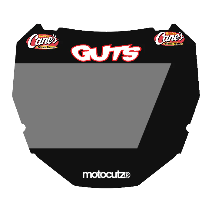CUSTOM ODI NUMBER PLATE DECAL