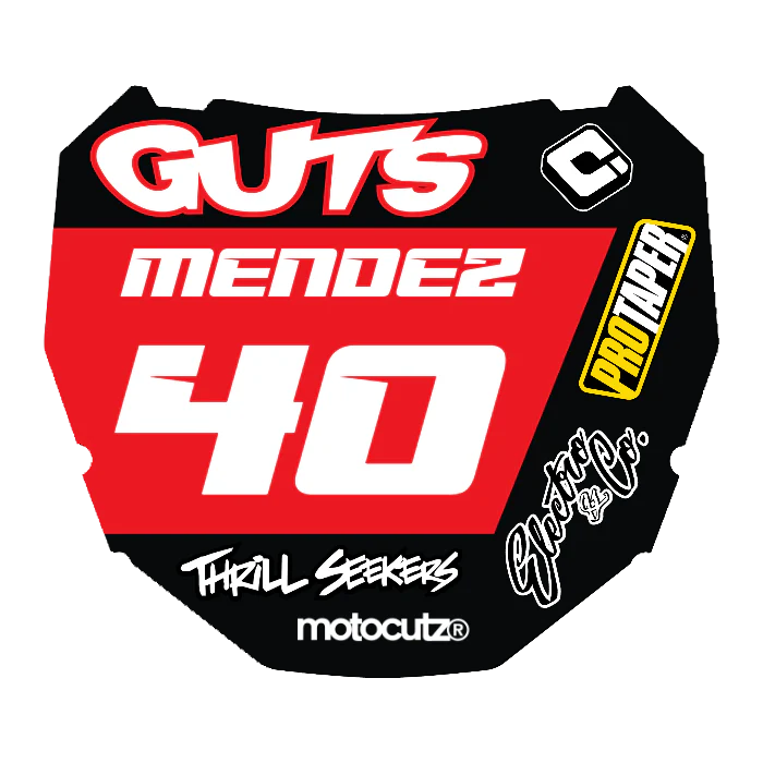 CUSTOM ODI NUMBER PLATE DECAL
