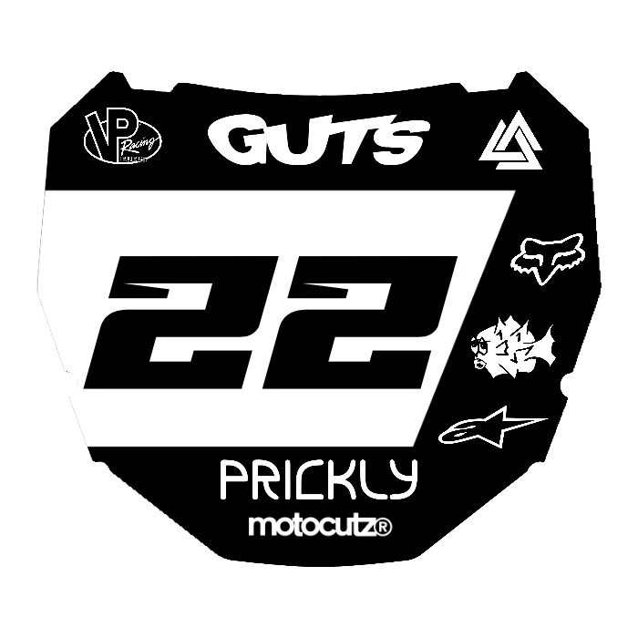CUSTOM ODI NUMBER PLATE DECAL