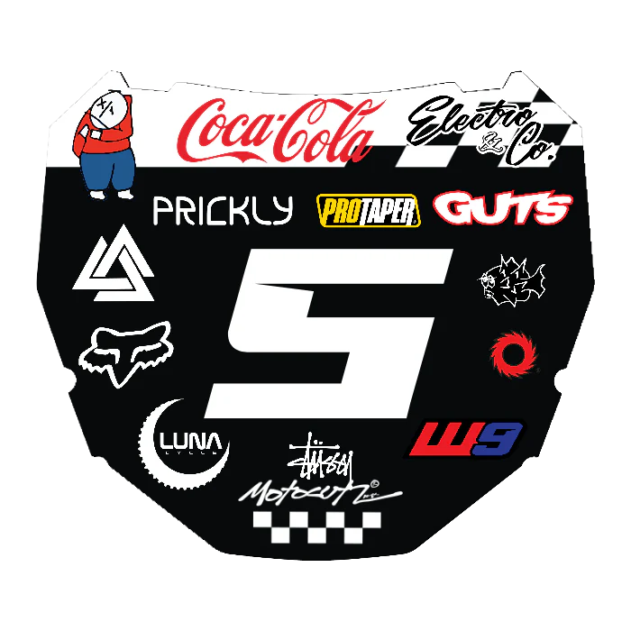 CUSTOM ODI NUMBER PLATE DECAL