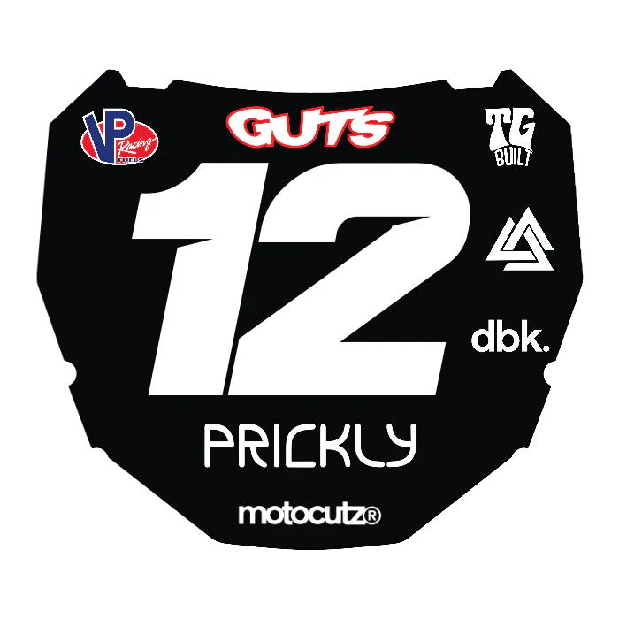 CUSTOM ODI NUMBER PLATE DECAL