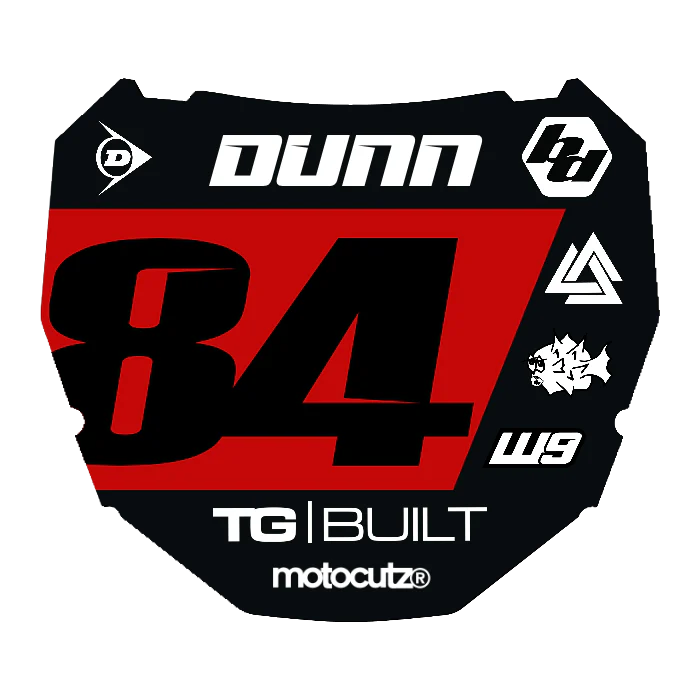 CUSTOM ODI NUMBER PLATE DECAL