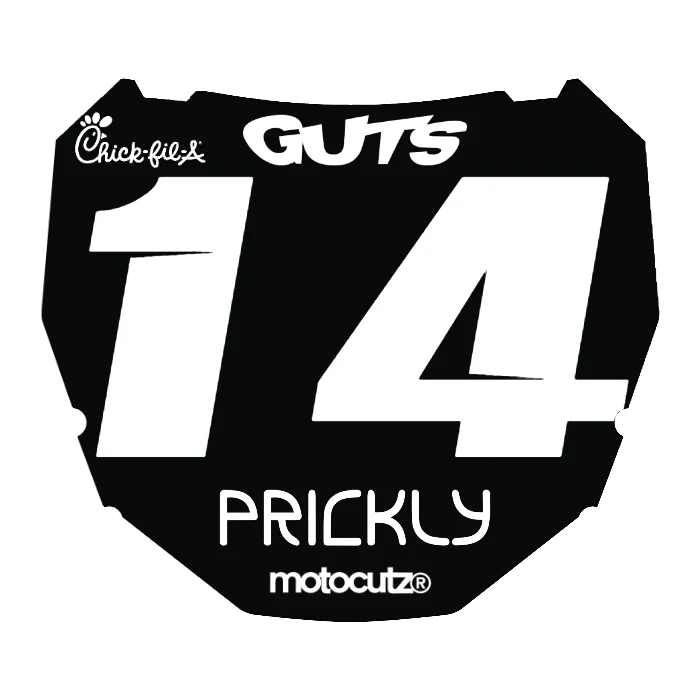 CUSTOM ODI NUMBER PLATE DECAL