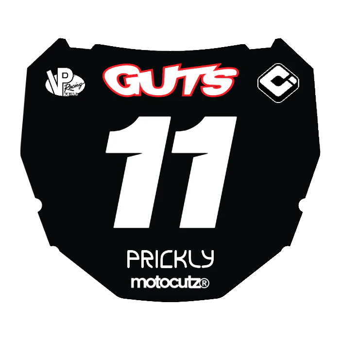 CUSTOM ODI NUMBER PLATE DECAL