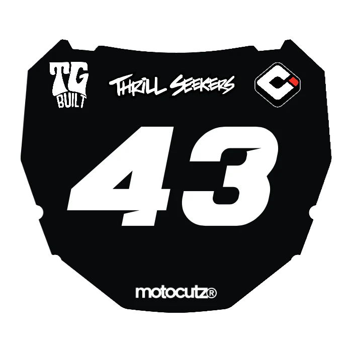 CUSTOM ODI NUMBER PLATE DECAL