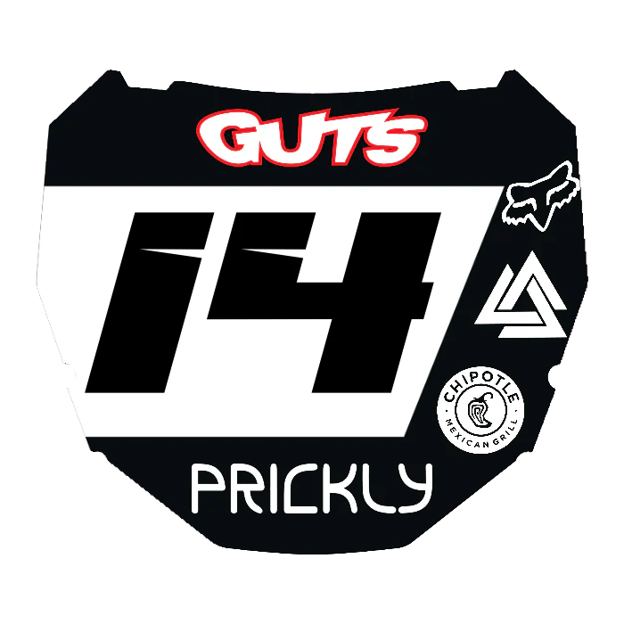 CUSTOM ODI NUMBER PLATE DECAL