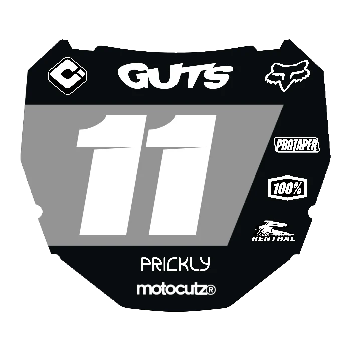 CUSTOM ODI NUMBER PLATE DECAL