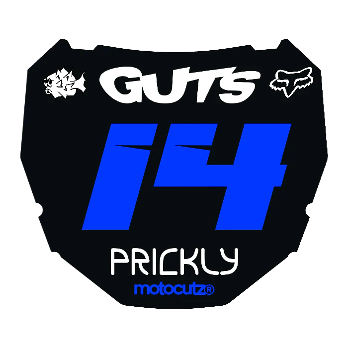 CUSTOM ODI NUMBER PLATE DECAL