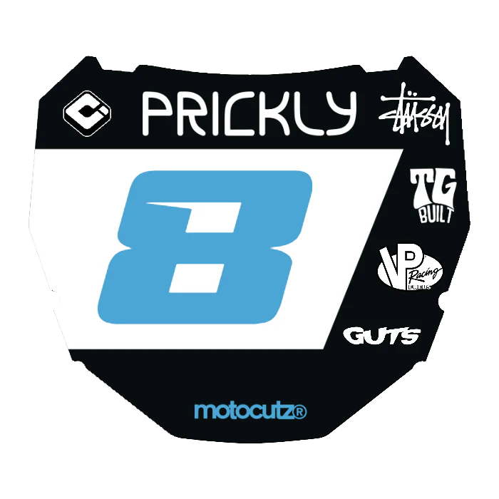 CUSTOM ODI NUMBER PLATE DECAL