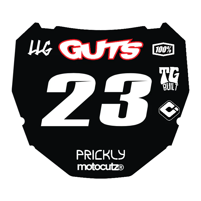 CUSTOM ODI NUMBER PLATE DECAL