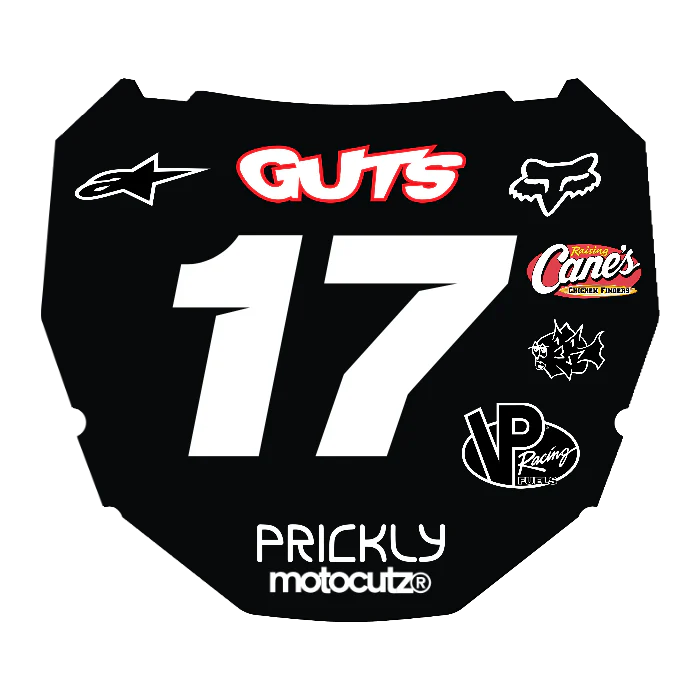 CUSTOM ODI NUMBER PLATE DECAL