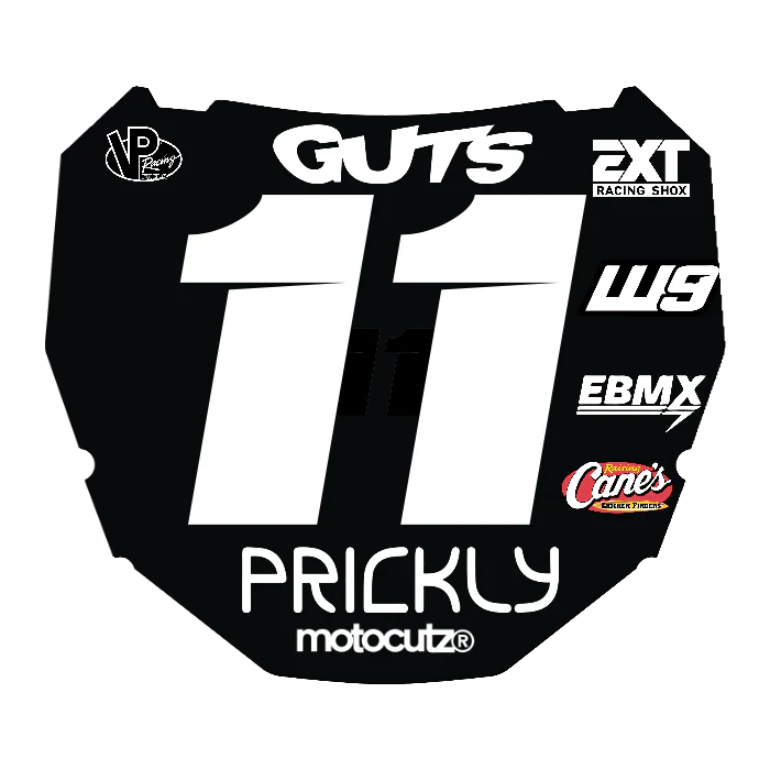 CUSTOM ODI NUMBER PLATE DECAL
