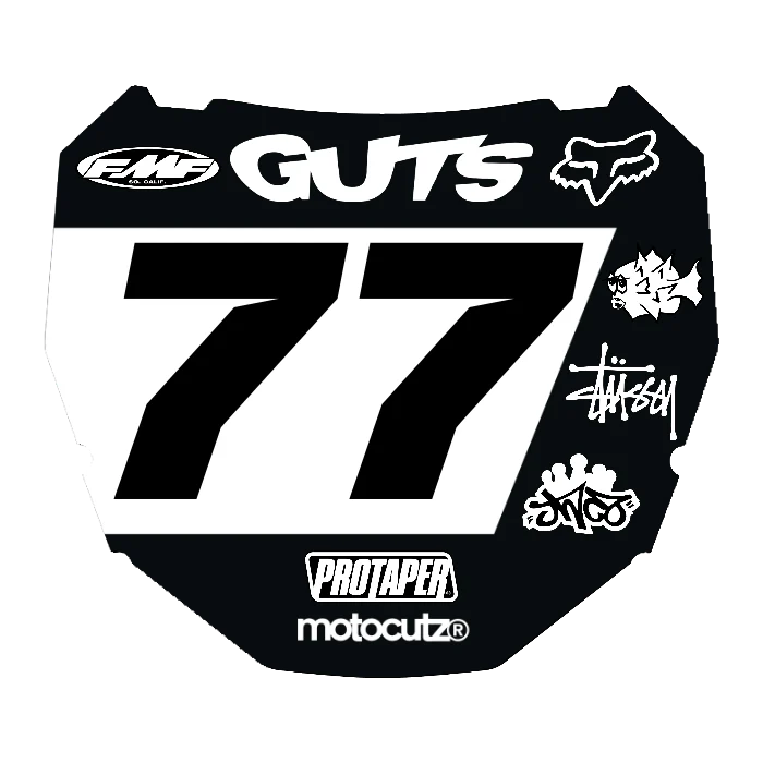 CUSTOM ODI NUMBER PLATE DECAL