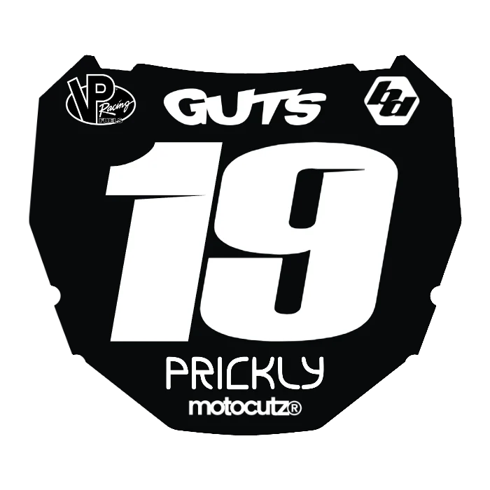 CUSTOM ODI NUMBER PLATE DECAL