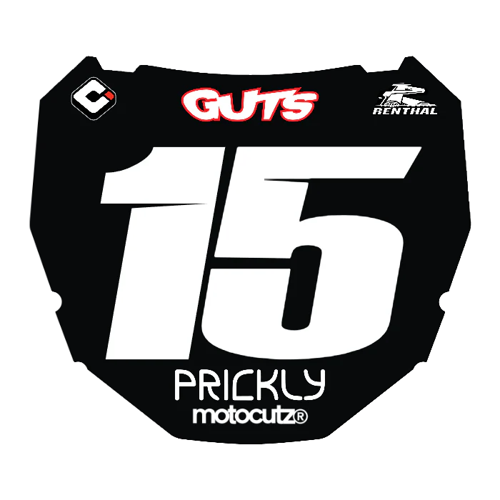 CUSTOM ODI NUMBER PLATE DECAL
