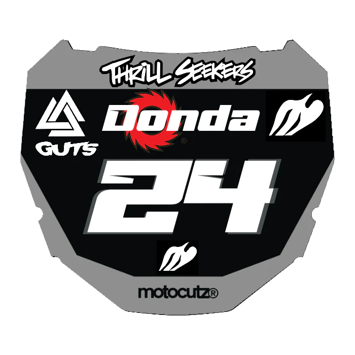 CUSTOM ODI NUMBER PLATE DECAL