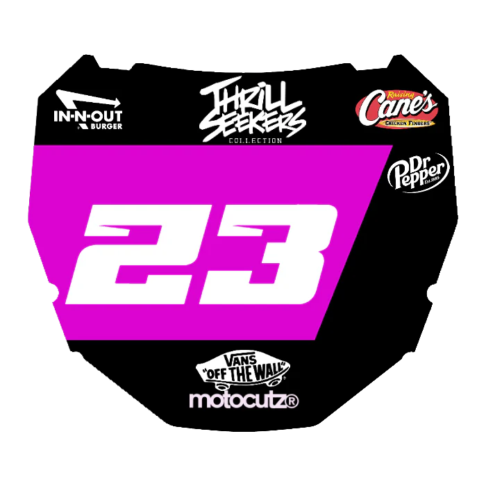 CUSTOM ODI NUMBER PLATE DECAL