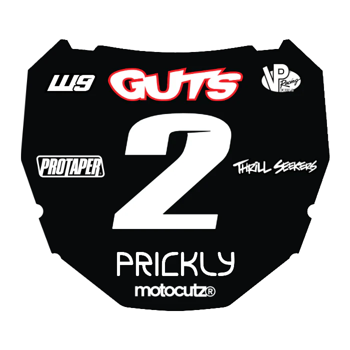 CUSTOM ODI NUMBER PLATE DECAL