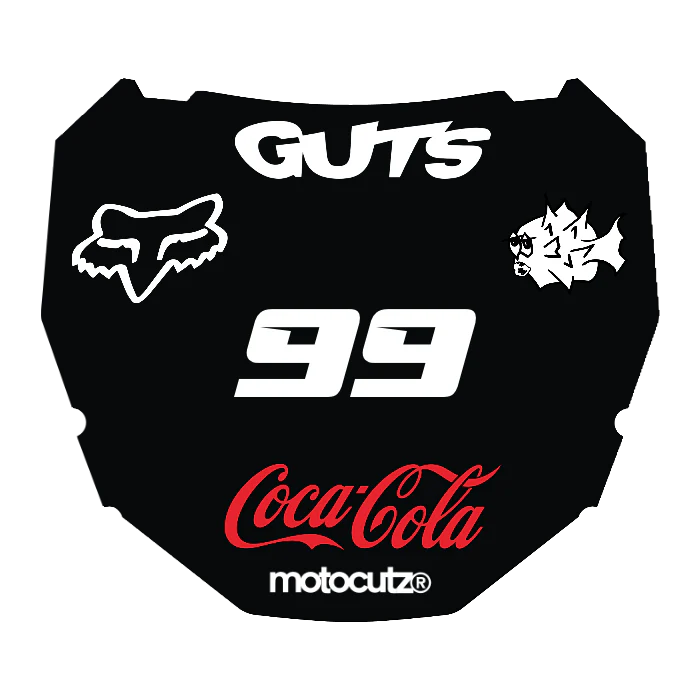 CUSTOM ODI NUMBER PLATE DECAL