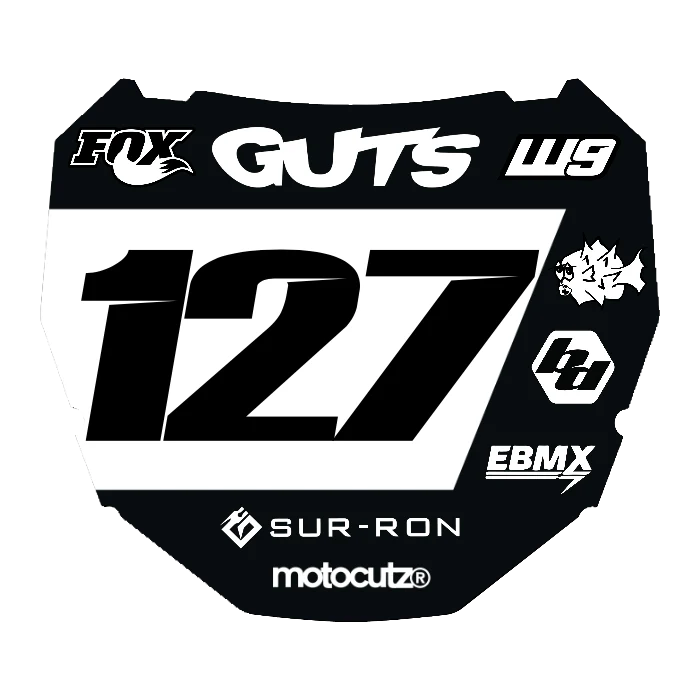 CUSTOM ODI NUMBER PLATE DECAL