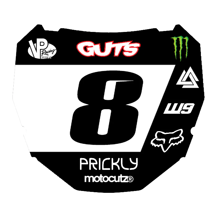 CUSTOM ODI NUMBER PLATE DECAL
