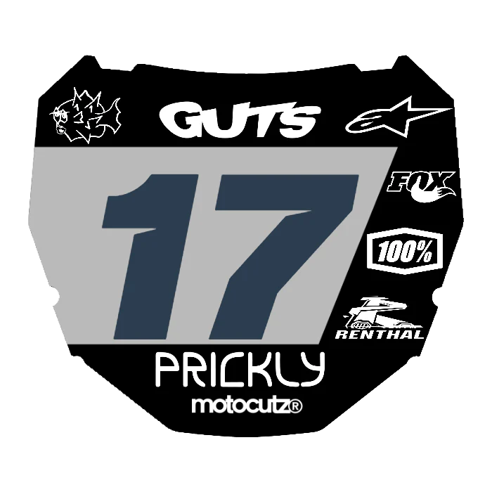 CUSTOM ODI NUMBER PLATE DECAL