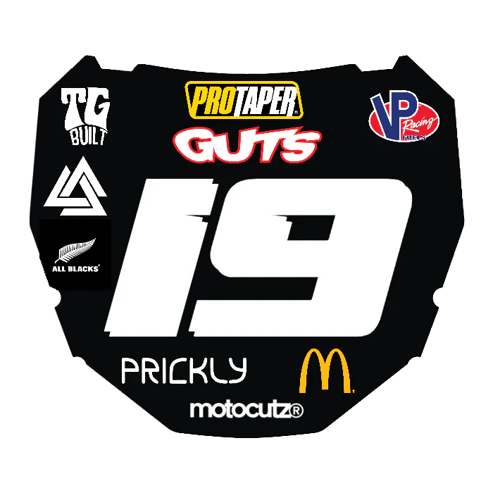 CUSTOM ODI NUMBER PLATE DECAL