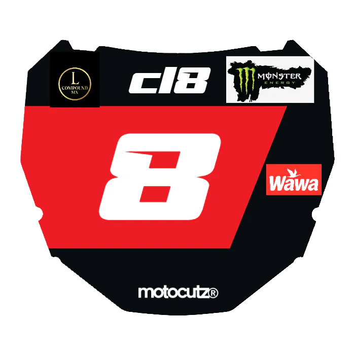 CUSTOM ODI NUMBER PLATE DECAL