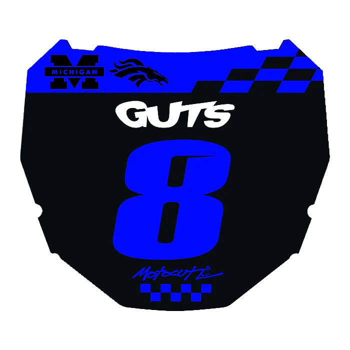 CUSTOM ODI NUMBER PLATE DECAL