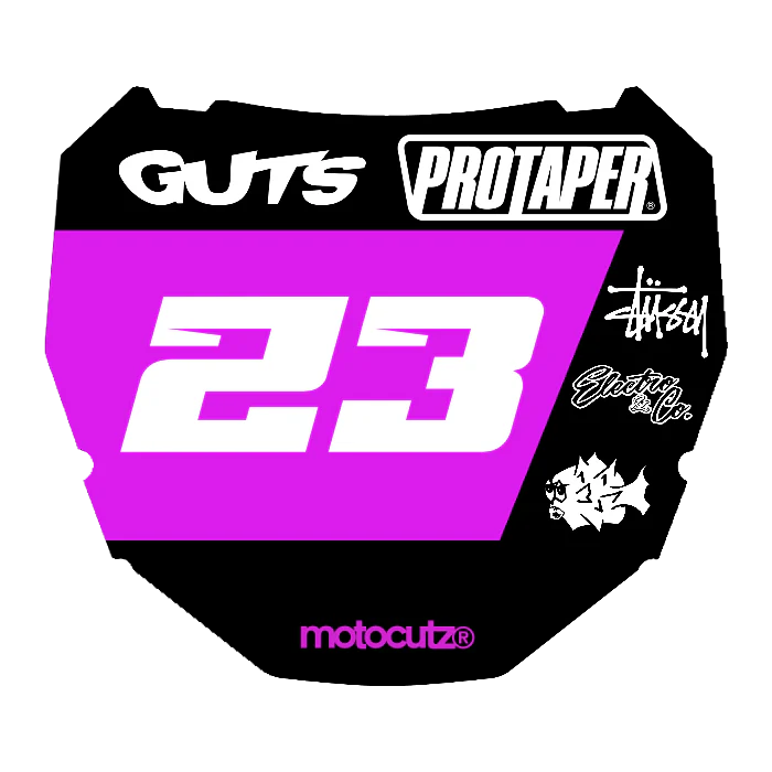 CUSTOM ODI NUMBER PLATE DECAL