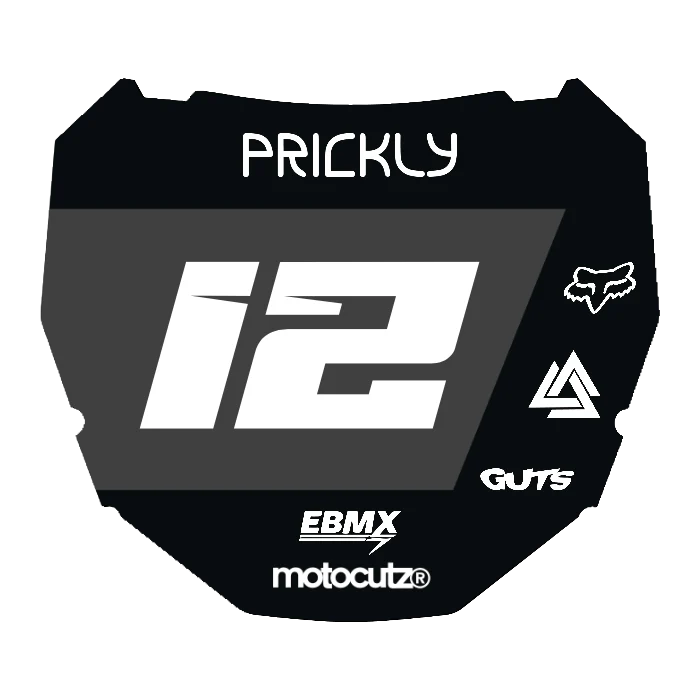 CUSTOM ODI NUMBER PLATE DECAL